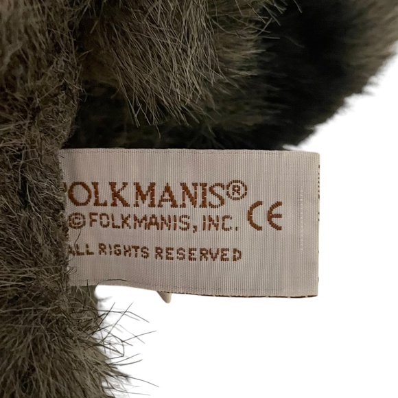 Folkmanis NWT Raccoon Hand Puppet Plush - Picture 8 of 9